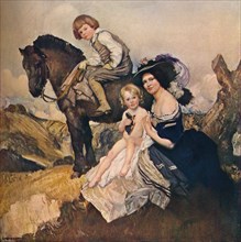 'Portrait Group', 1908. Artist: George Washington Lambert.