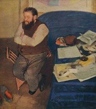 'Diego Martelli', 1879. Artist: Edgar Degas.