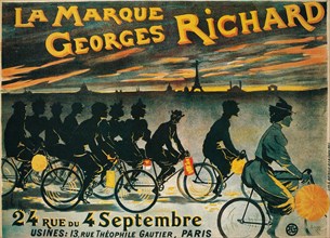 Advertisement for Georges Richard bicycles, c1900. Artist: Unknown.