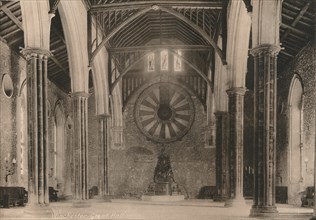 Great Hall of Winchester Castle, Hampshire, early 20th century(?). Artist: Unknown.