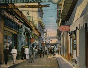 Calle O'Reilly, Havana, Cuba, c1920.  Artist: Unknown.