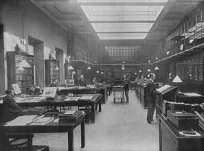 'The British Museum Print Room', c1901. Artist: Unknown.