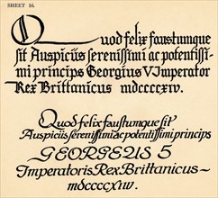 Sheet 16, from a portfolio of alphabets, 1929.
