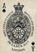Ace of Spades, 1925. Artist: Unknown.