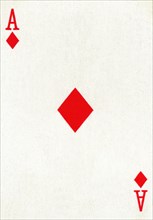 Ace of Diamonds from a deck of Goodall & Son Ltd. playing cards, c1940. Artist: Unknown.
