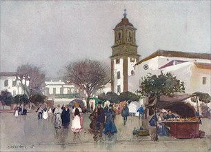 'The Cathedral Church, Algeciras', c1910. Artist: Alfred Edward East.