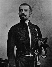 'Pierre Loti in the uniform of a member of the Academie Francaise', 1892, (1903). Creator: Louis Marie Julien Viaud.