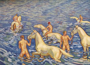 'The Sea Rider', c1915. Artist: Ludwig von Hofmann.