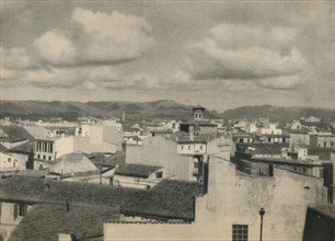 'Roofs of Palma, Majorca', c1927, (1927). Artist: Reginald Belfield.