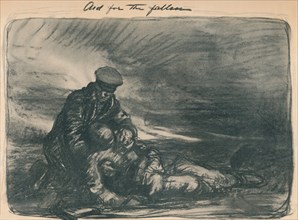 'Aid for the Fallen', 1914, (1914). Artist: Thomas Brock.