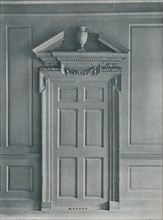 'Door of Panelled Room, Early Georgian, 26, Hatton Garden', c1909. Artist: Unknown.