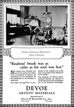 'Devoe Artists' Materials: Famous American Illustrators - Dean Cornwell', c1923, (1923). Artist: Unknown.