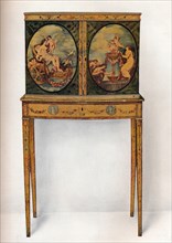'Small Mahogany Cabinet on Stand', c1680. Artist: Unknown.