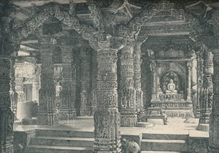 'The Interior of a Jain Temple at Mount Abu in Rajputana', c1903, (1904). Artist: Unknown.