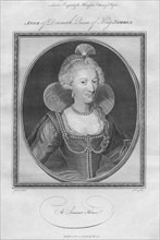 Anne of Denmark, Queen of King James I, 1786.  Artist: Anon.