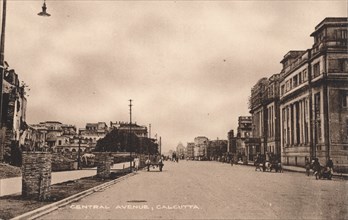 'Central Avenue, Calcutta', c1900. Artist: Unknown.