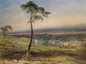 'London, from Hampstead', 1834. Artist: George Sidney Shepherd.