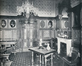 'The Queen's Private Audience Chamber at Windsor Castle', c1899, (1901). Artist: HN King.
