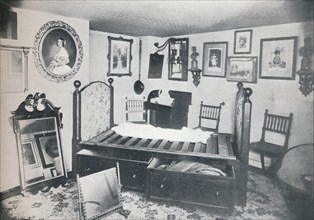 'Bedstead and Furniture of the Room Occupied by Princess Victoria at Broadstairs', c1899, (1901). Artist: Swaine & Co.