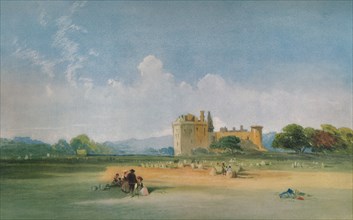 'Craigmillar Castle', c1821. Artist: Thomas Miles Richardson I.