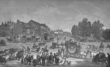 'The Old Elephant and Castle Inn', c1785, (1912). Artist: Unknown.