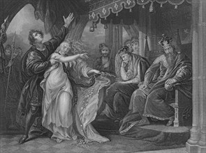 Act IV Scene v from Hamlet, c19th century. Artist: Unknown.
