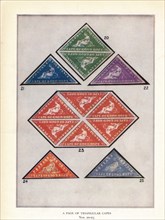 'A Page of Triangular Capes Nos. 20-25', c1943, (1944). Artist: Unknown.