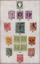 'Various Stamps of Africa Nos. 44-56', c1943, (1944). Artist: Unknown.