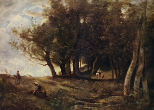 'The Wood Gatherers', c1843. Artist: Jean-Baptiste-Camille Corot.