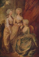 'The Three Eldest Princesses: Charlotte, Princess Royal, Augusta and Elizabeth', c1783. Artist: Thomas Gainsborough.