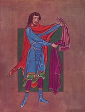 'Elkanah from the St. Eadmundsbury Bible', c1135 (1927). Artist: Master Hugo.