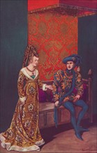 'Philippe Le Bon, Duke of Burgundy and Isabelle of Portugal, 1440-1445', 1926. Artist: Herbert Norris.