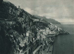 View of Amalfi, Italy, 1927. Artist: Eugen Poppel.