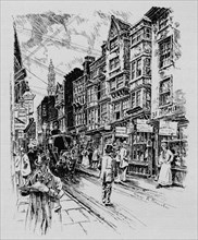 Holywell Street, Westminster, London, c1890 (1911). Artist: Unknown.