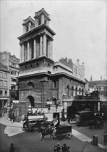 Church of St Mary Woolnoth, City of London, c1910 (1911). Artist: Pictorial Agency.