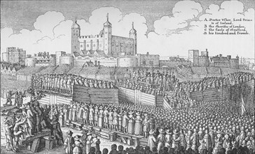 The execution of the Earl of Strafford on Tower Hill, London, 12 May 1641 (1903). Artist: Unknown.