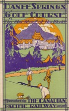 'Banff Springs Golf Course, scorecard', c1925. Artist: Unknown.
