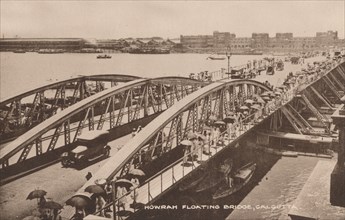 'Howrah Floating Bridge, Calcutta', c1905. Artist: Unknown.