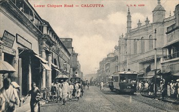 'Lower Chitpore Road - Calcutta', c1910. Artist: Unknown.