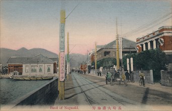 'Bund of Nagasaki', c1910. Artist: Unknown.