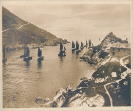 'Polperro Harbour & Peak Rocks', 1927. Artist: Unknown.