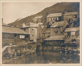 'House On Props - Polperro', 1927. Artist: Unknown.
