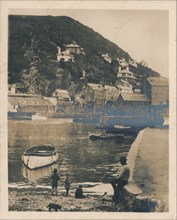 'View from the Harbour - Polperro', 1927. Artist: Unknown.