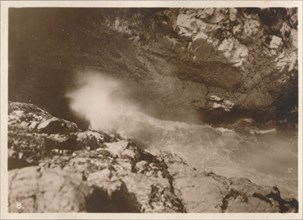 'The Devil's Bellows, Kynance Cove', 1927. Artist: Unknown.