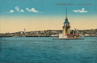 'Constantinople - Tour de Léandre', c1900. Artist: Unknown.