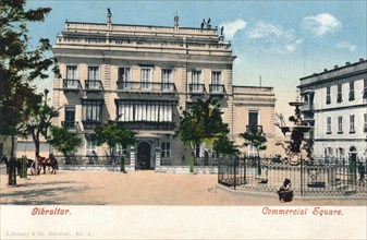 'Gibraltar - Commercial Square', c1900.  Artist: Unknown.