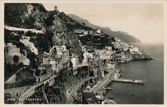 'Amalfi - Panorama', c1910.  Artist: Unknown.