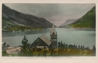 'Church Built in 1898 at Lake Bennett, Alaska', c1910.  Artist: Unknown.