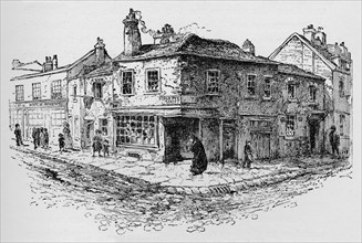'Old Pye Street and the Ragged School', c1897. Artist: William Patten.