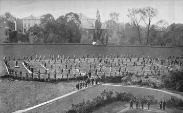Exercise yard at Holloway Prison, London, c1901 (1901). Artist: Unknown.